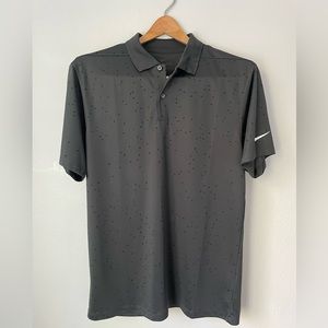 NWOT Men’s Nike Dri-Fit Golf Polo, Grey and Black, Small